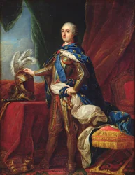 Portræt af Ludvig XV i rustning